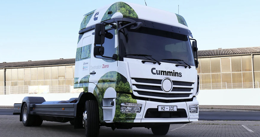 CUMMINS PRESENTA UN CONCEPT DI AUTOCARRO A ZERO EMISSIONI H2-ICE ALL'IAA EXPO, ALIMENTATO DAL MOTORE A IDROGENO B6.7H